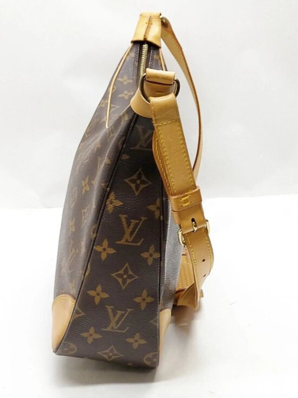 Authentic Louis Vuitton Boulogne 30 Monogram Canvas Shoulder Bag LV Vintage - Picture 4 of 16